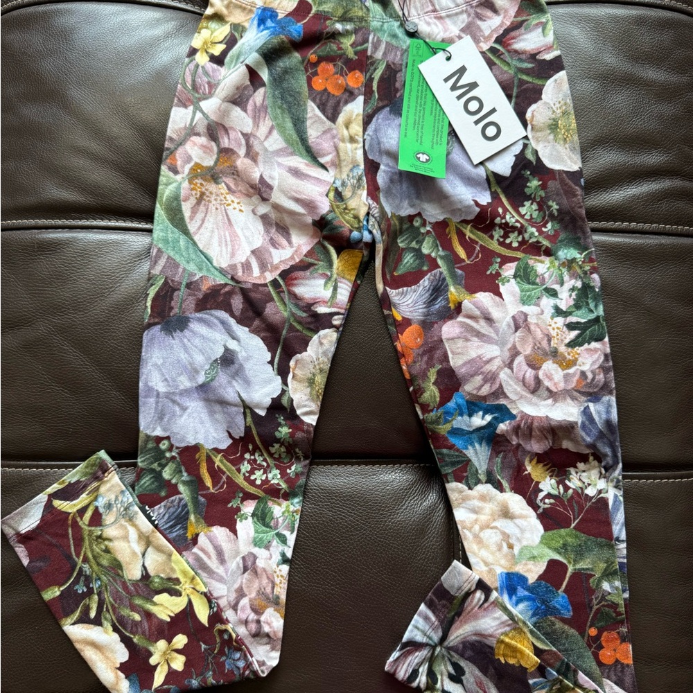Molo Vibrant Floral Print Leggings